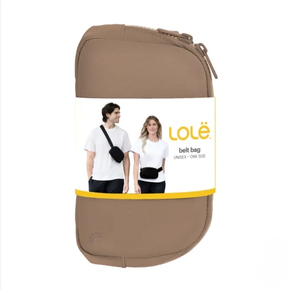 Lolë Unisex Belt Bag 1L in BROWN - Picture 3 of 6